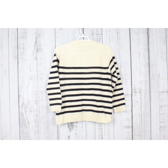 LL Bean Signature Wool Blend Sweater Pullover Cream Size Large - Picture 7 of 9